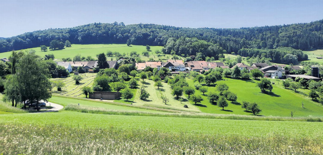 Um Linn wechseln Kultur- und Naturlandschaft ab. Um Linn wechseln Kultur- und Naturlandschaft ab.