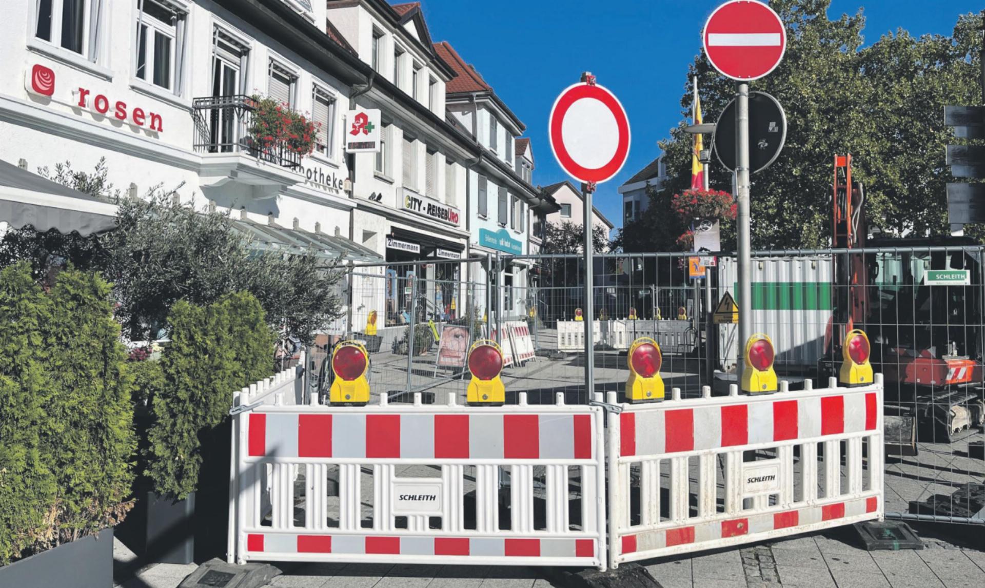 Badisch Rheinfelden setzt auf Poller und E-Scooter-Verbot - Das Bild wird blockiert. – Möglicherweise durch einen aktiven Adblocker.