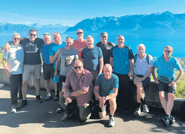 Die gute Laune war ebenfalls mit auf der Männerturnerreise. Foto: zVg