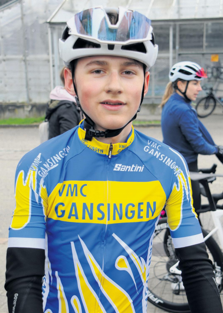 Der junge Radsportler Levin Hüsler hat grosse Ziele. Foto: August Widmer Der junge Radsportler Levin Hüsler hat grosse Ziele. Foto: August Widmer