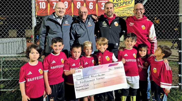 Das Geld kommt den jungen Fussballerinnen und Fussballern zugute. Foto: zVg