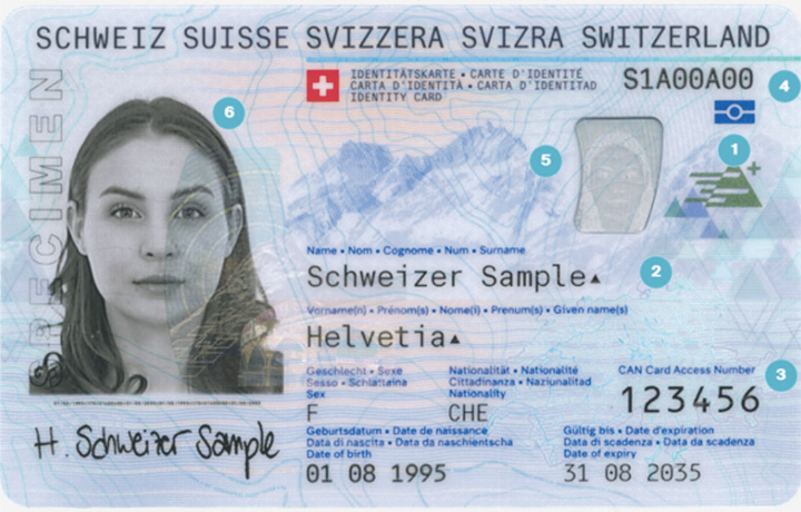 Die biometrische Identitätskarte beinhaltet neu auch zwei Fingerabdrücke. Foto: Fedpol